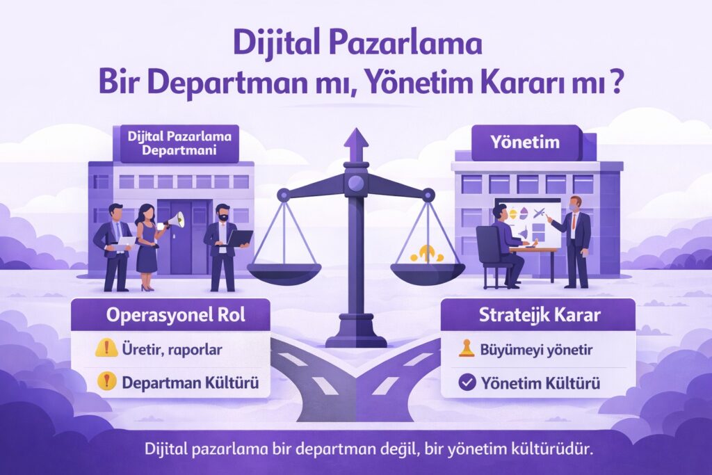 Dijital Pazarlama Bir Departman mı, Yönetim Kararı mı?